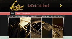 Desktop Screenshot of belfastceiliband.com