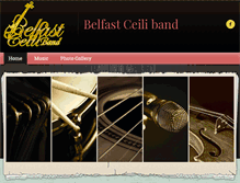 Tablet Screenshot of belfastceiliband.com